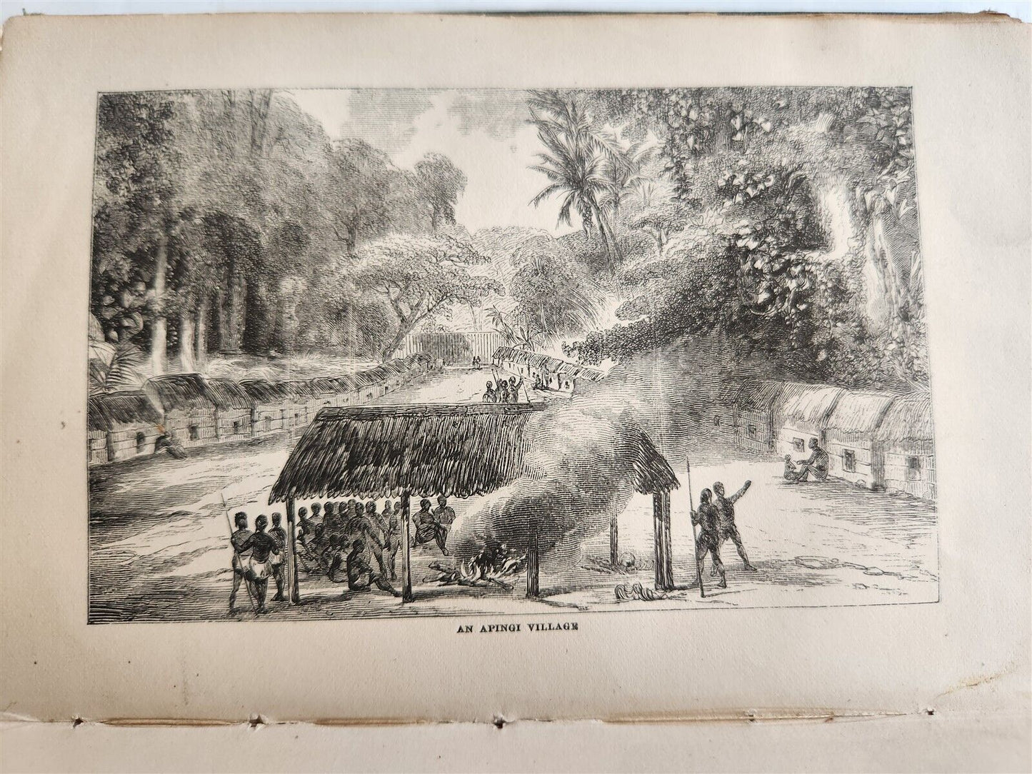 1871 MY APINGI KINGDOM LIFE in GREAT SAHARA PAUL DU CHAILLU antique ILLUSTRATED