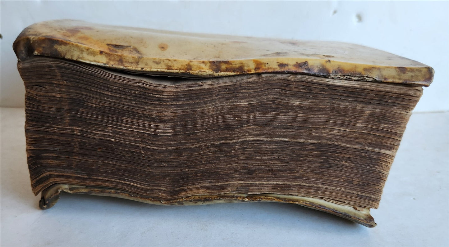 1585 BIBLE in LATIN printed in LONDON antique VELLUM 16th CENTURY NEW TESTAMENT