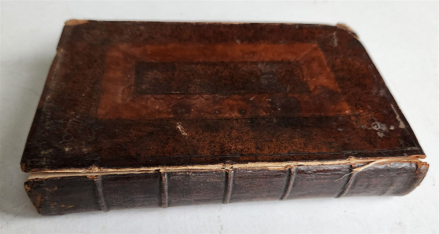 1712 THE SATIRES & EPISTLES of HORACE antique by DUNSTER in ENGLISH