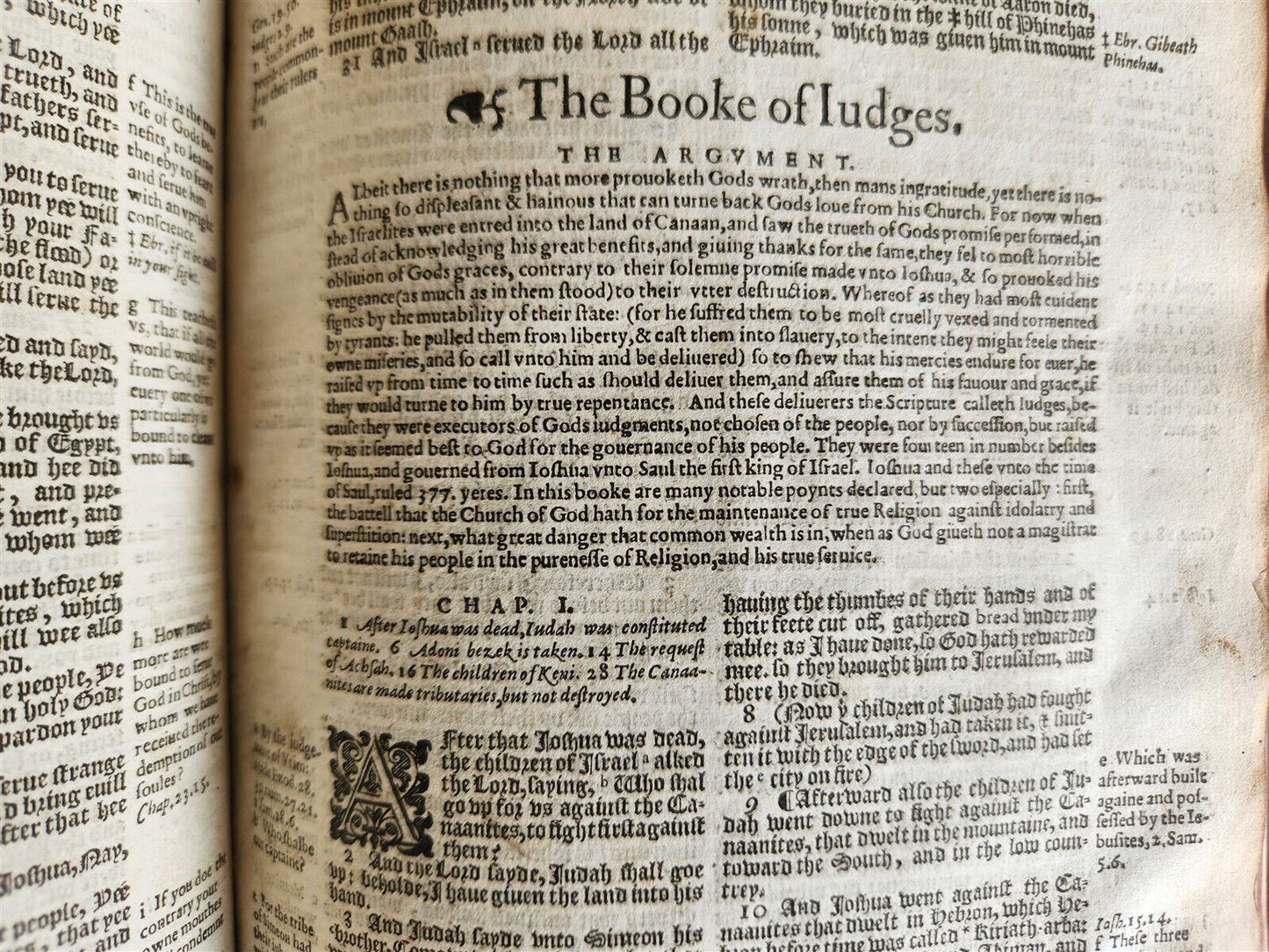 1608 BREECHES BIBLE in ENGLISH antique Old & New Testament LONDON ROBERT BARKER