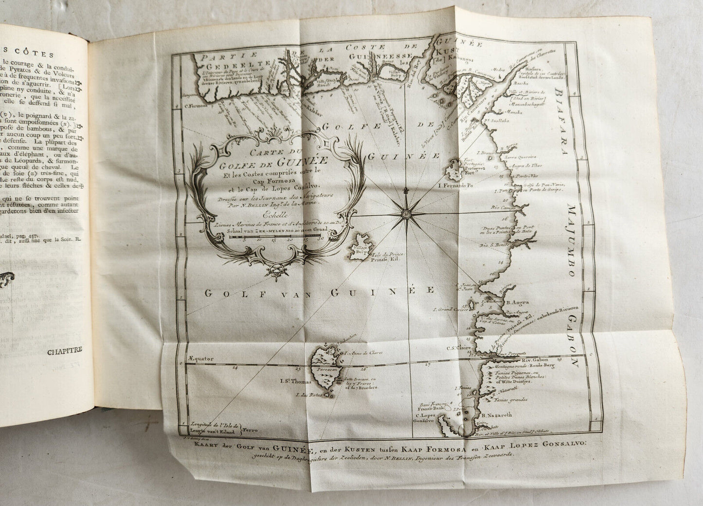 1748 TRAVELS TO AFRICA antique Histoire generale des voyages ILLUSTRATED Vol. 6