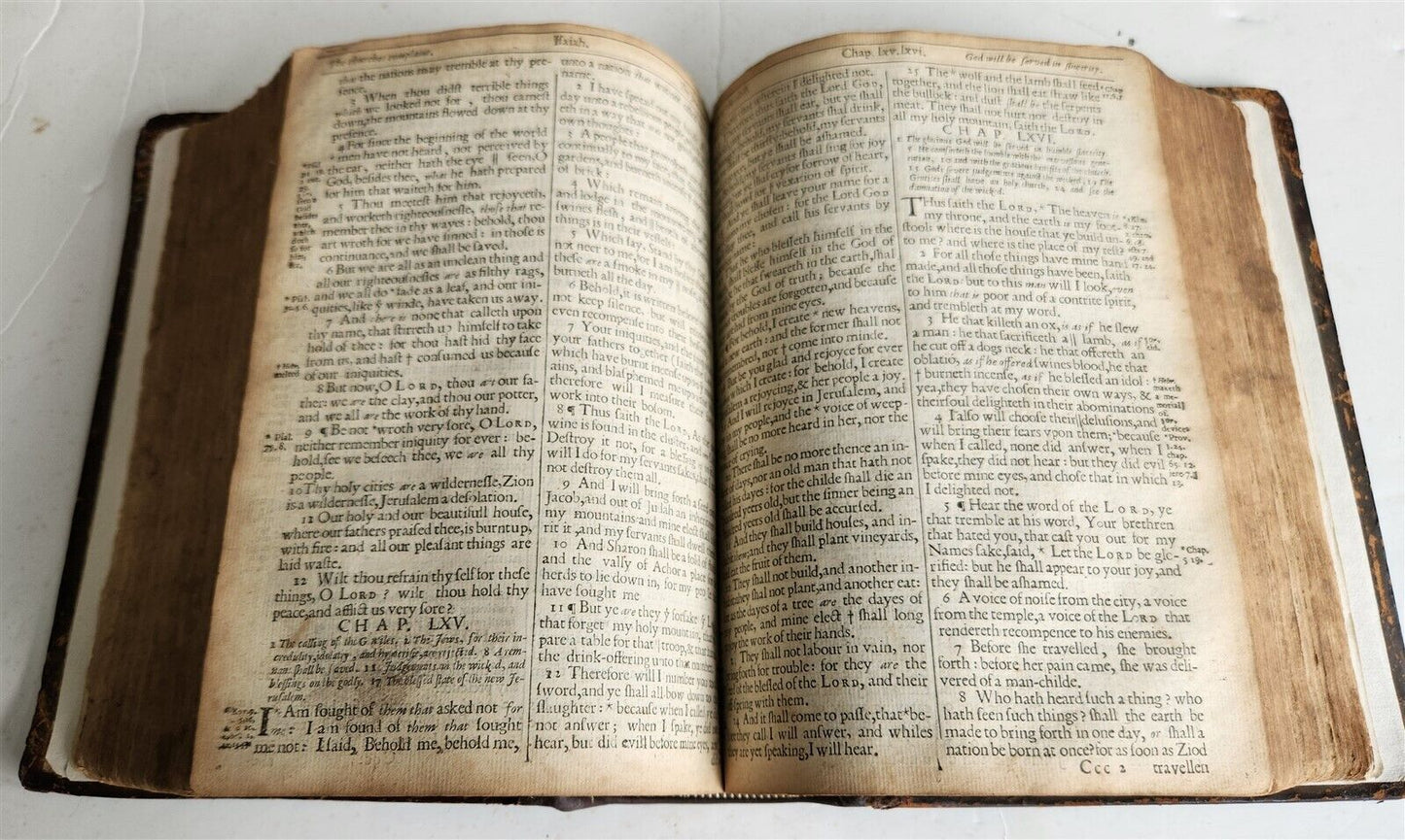 1655 BIBLE in ENGLISH OLD & NEW TESTAMENT antique LONDON KING JAMES
