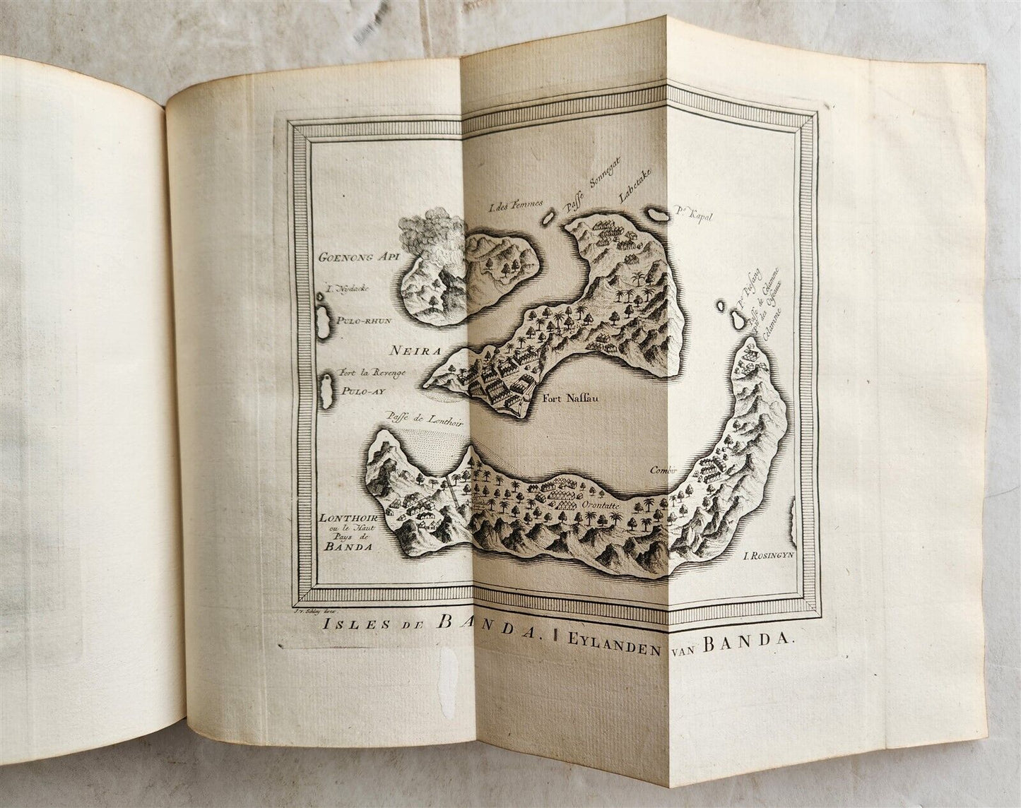 1755 TRAVELS TO EAST INDIES CEYLON antique Histoire generale des voyages ILLUSTR