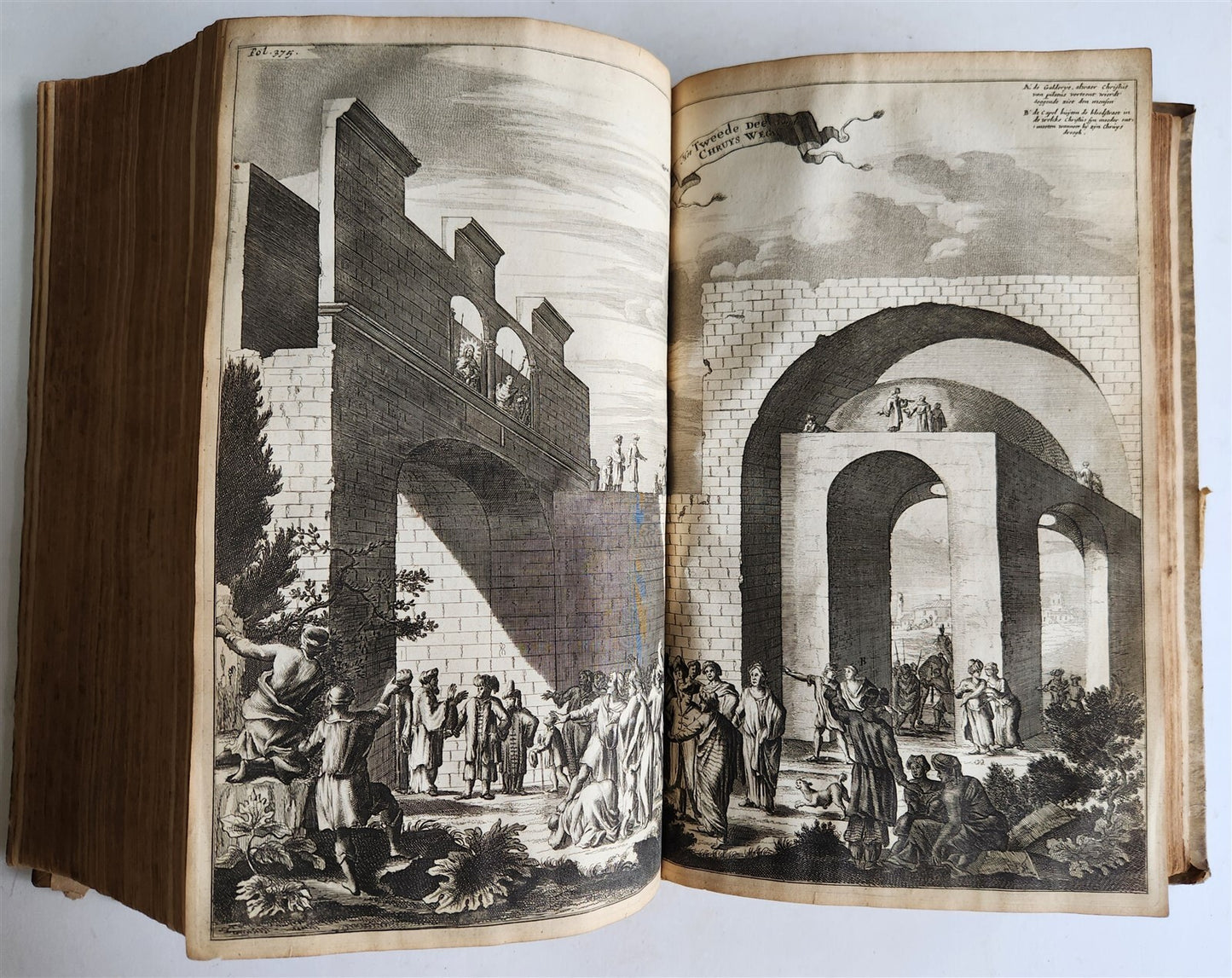 1677 TRAVELS to PALESTINE SYRIA & HOLY LAND antique FOLIO ILLUSTRATED w/ MAPS