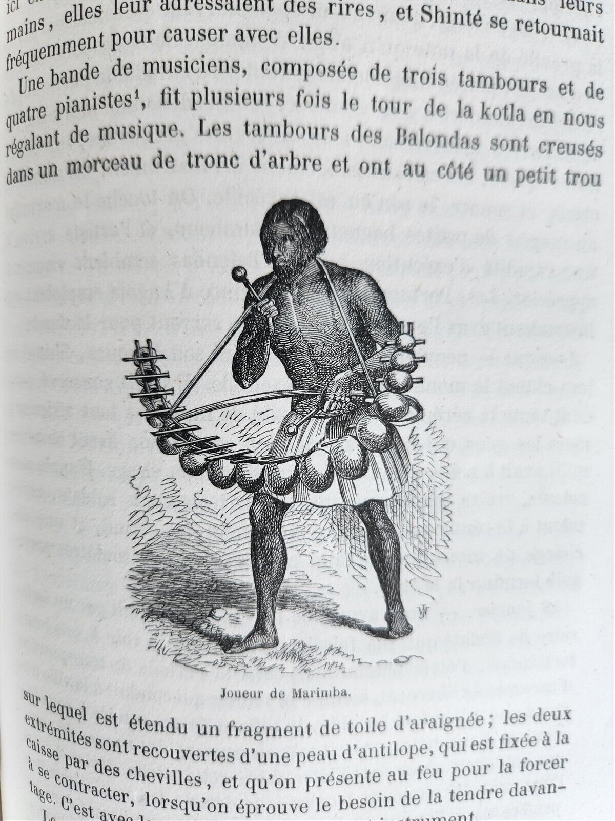 1859 EXPLORATIONS L'AFRIQUE et AUSTRALE LIVINGSTONE VOYAGES antique ILLUSTRATED