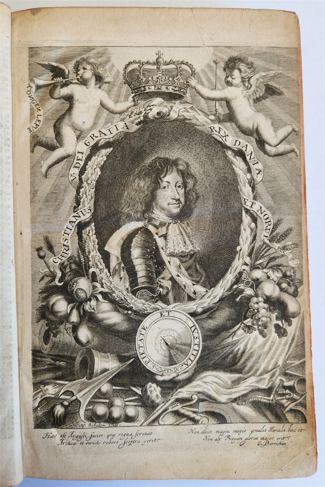 1680 CHRONICLE of DENMARK antique FULLY ILLUSTRATED rare Peder Hanson Resen