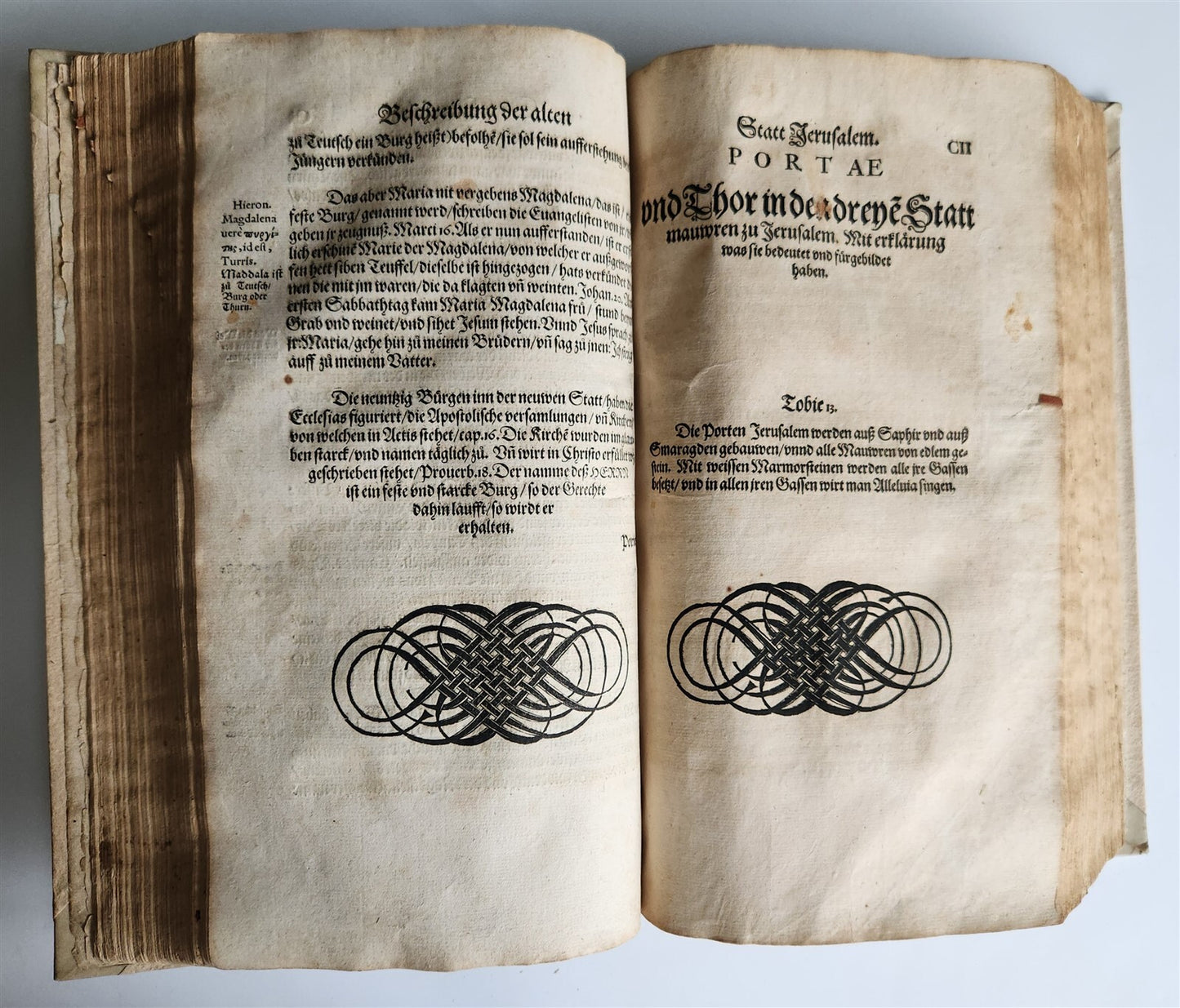 1563 JERUSALEM ANCIENT CAPITAL of JEWS antique ILLUSTRATED FOLIO in GERMAN