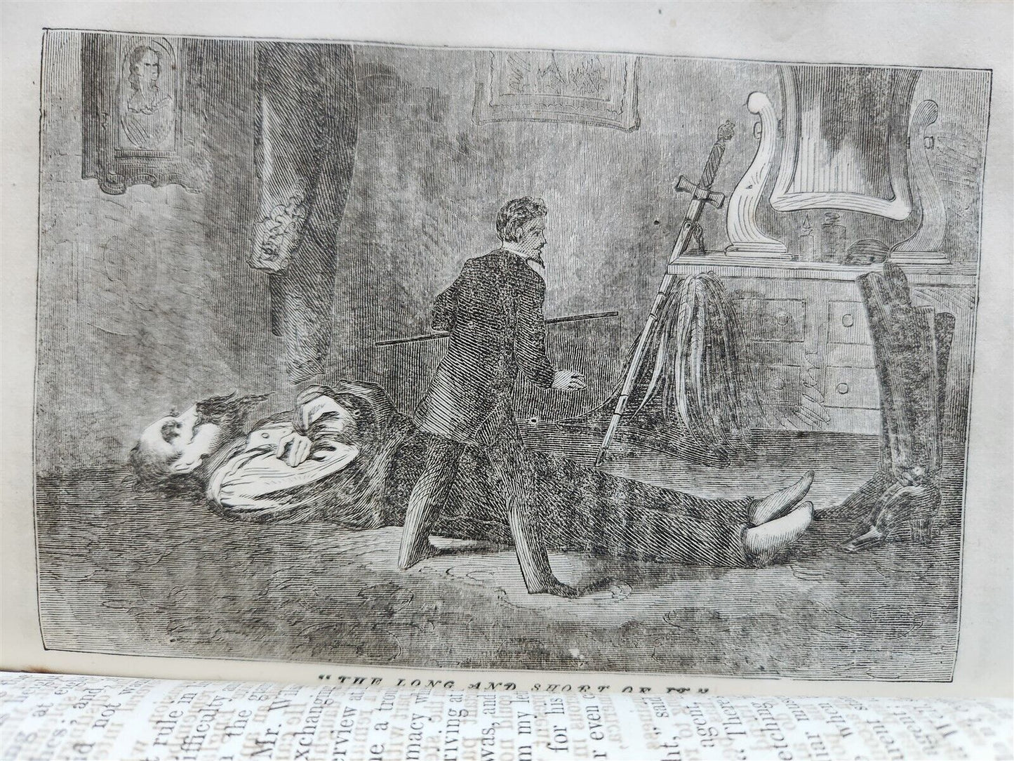 1871 STRUGGLES & TRIUMPHS 40 YEARS RECOLLECTION of P. BARNUM antique ILLUSTRATED