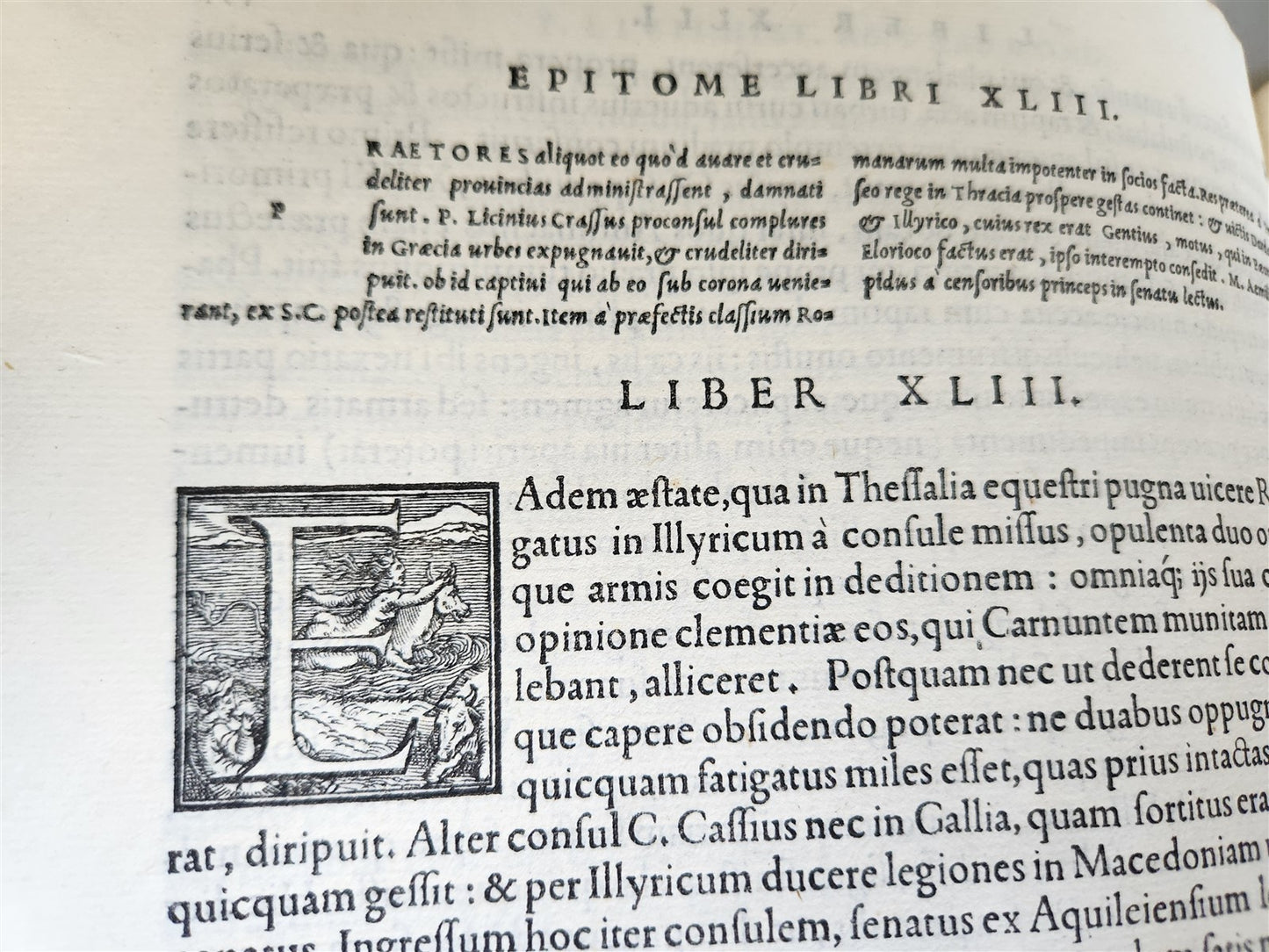 1555 ALDINE PRESS ROMAN HISTORY by TITUS LIVIUS ANTIQUE 16th CENTURY FOLIO Aldus