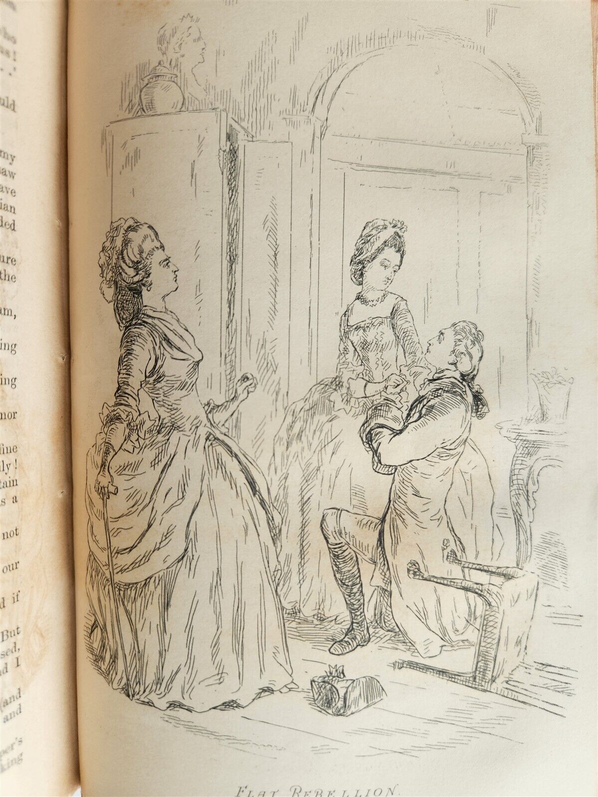 1858 THE VIRGINIANS by THACKERAY 2 VOLUMES antique Americana ILLUSTRATED