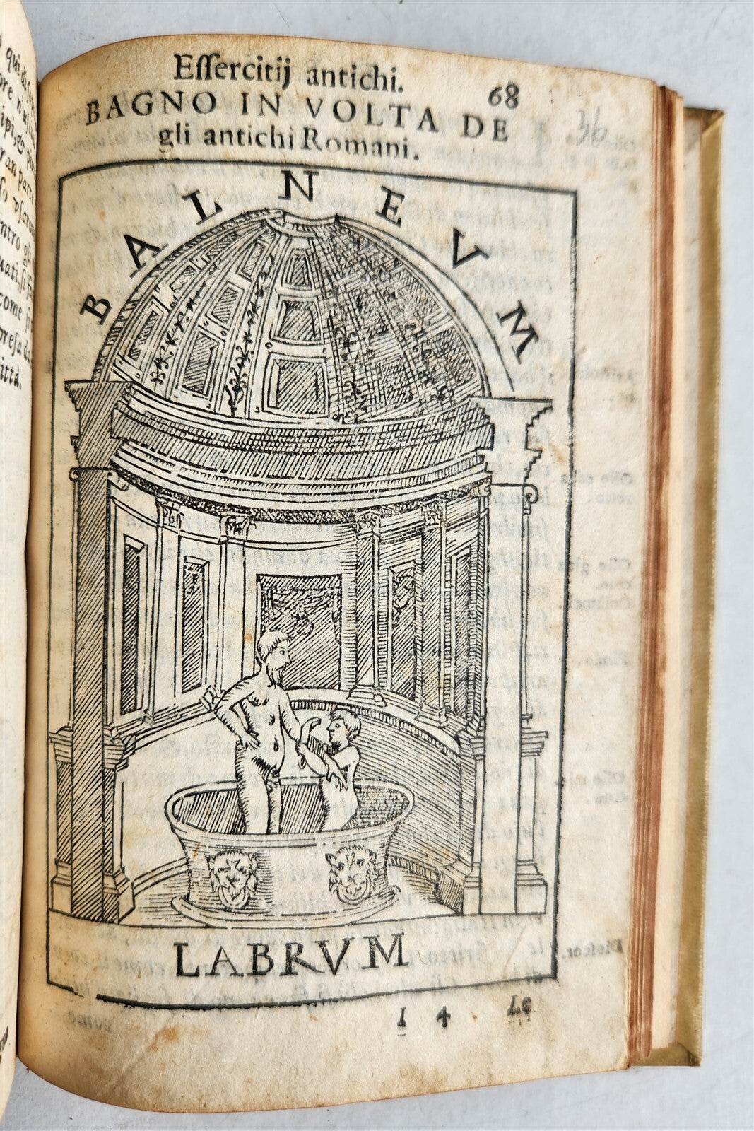 1583 TURKISH & ROMAN MILITARY antique ILLUSTRATED OTTOMAN EMPIRE vellum binding