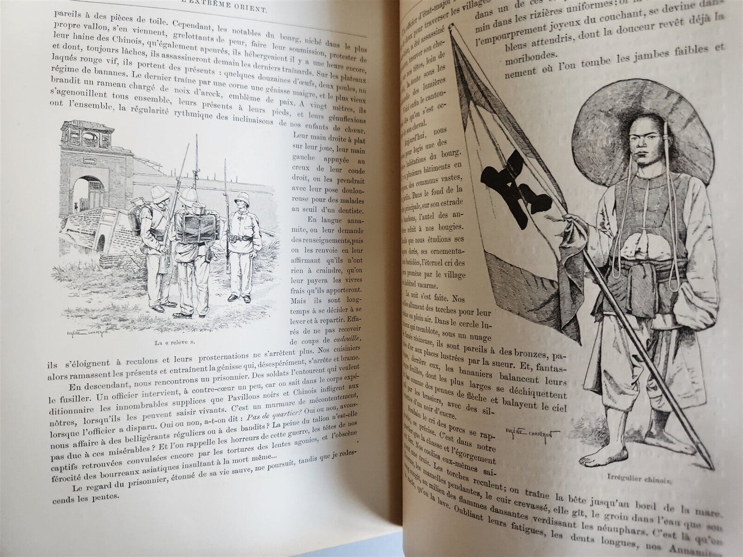 1887 L'EXTREME ORIENT ILLUSTRATED antique SIAM CHINA JAPAN