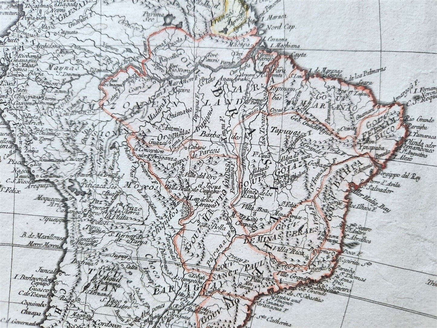 1796 MAP of NORTH AMERICA antique 21.5 by 26"