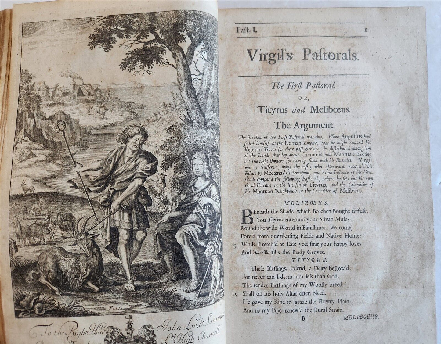 1697 WORKS of VIRGIL by DRYDEN antique ILLUSTRATED w/ 101 AMAZING PLATES