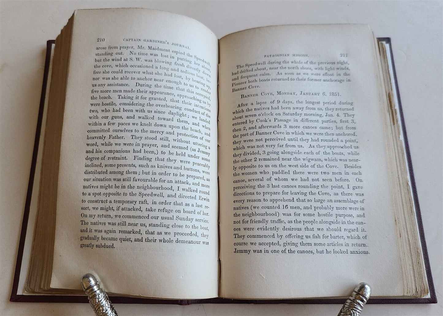 1852 PATAGONIAN MISSIONARY SOCIETY EFFORT in SOUTH AMERICA antique in ENGLISH