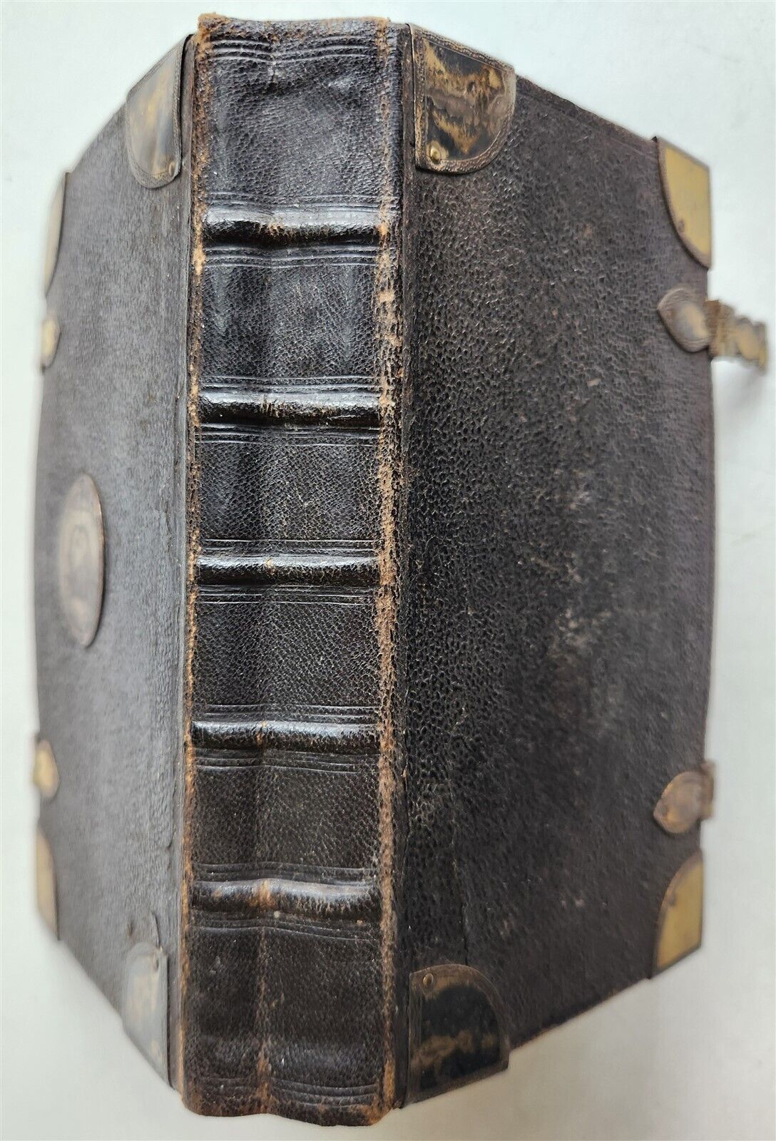 1680 BIBLE in ENGLISH OLD TESTAMENT antique KING JAMES VERSION w/ metal clasps