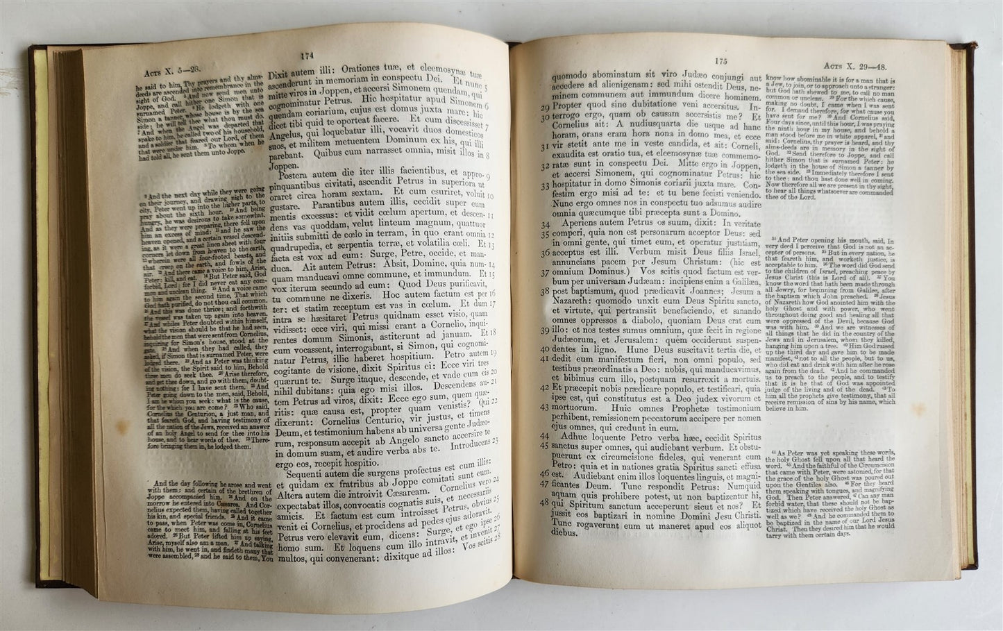 1872 BIBLE in ENGLISH antique VULGATE NEW TESTAMENT Douay Version of 1582