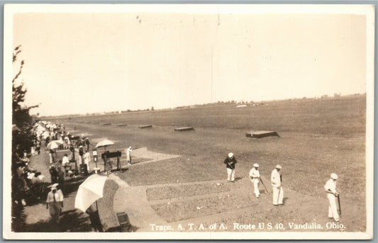 VANDALIA OH HI-WAY INN TRAPS VINTAGE REAL PHOTO POSTCARD RPPC