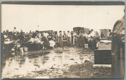 GREENSBURG PA BLOW DOWN RELIEF ANTIQUE REAL PHOTO POSTCARD RPPC