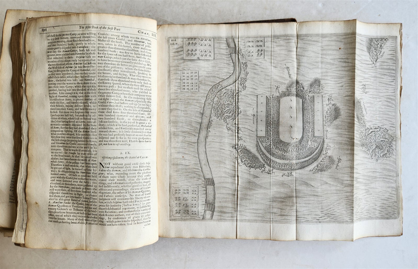 1666 HISTORY of the WORLD by WALTER RALEIGH antique ILLUSTRATED w/ PLANS English