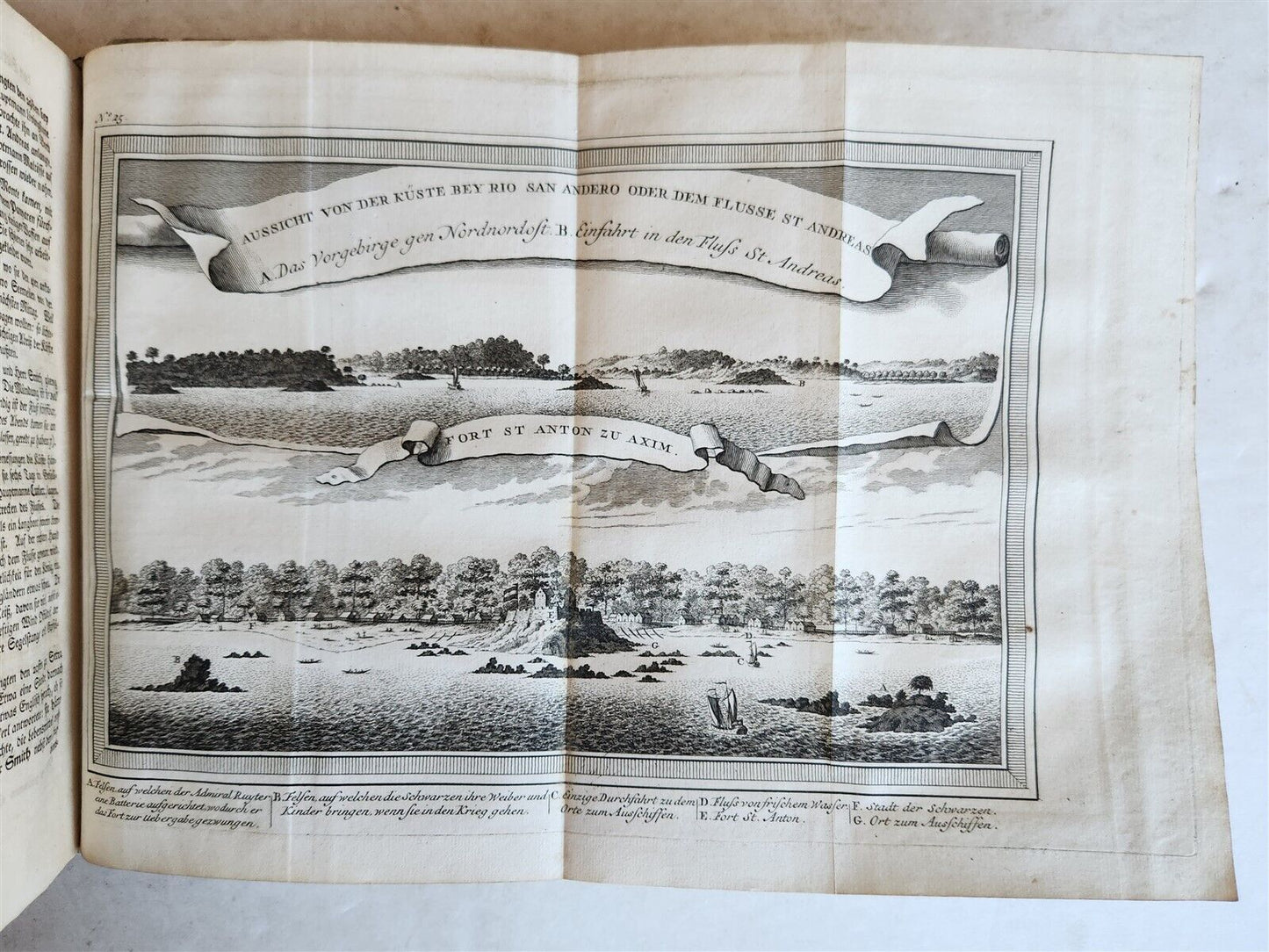 1748 HISTORY of TRAVELS Guinea Benin & Sierra Leone antique ILLUSTRATED