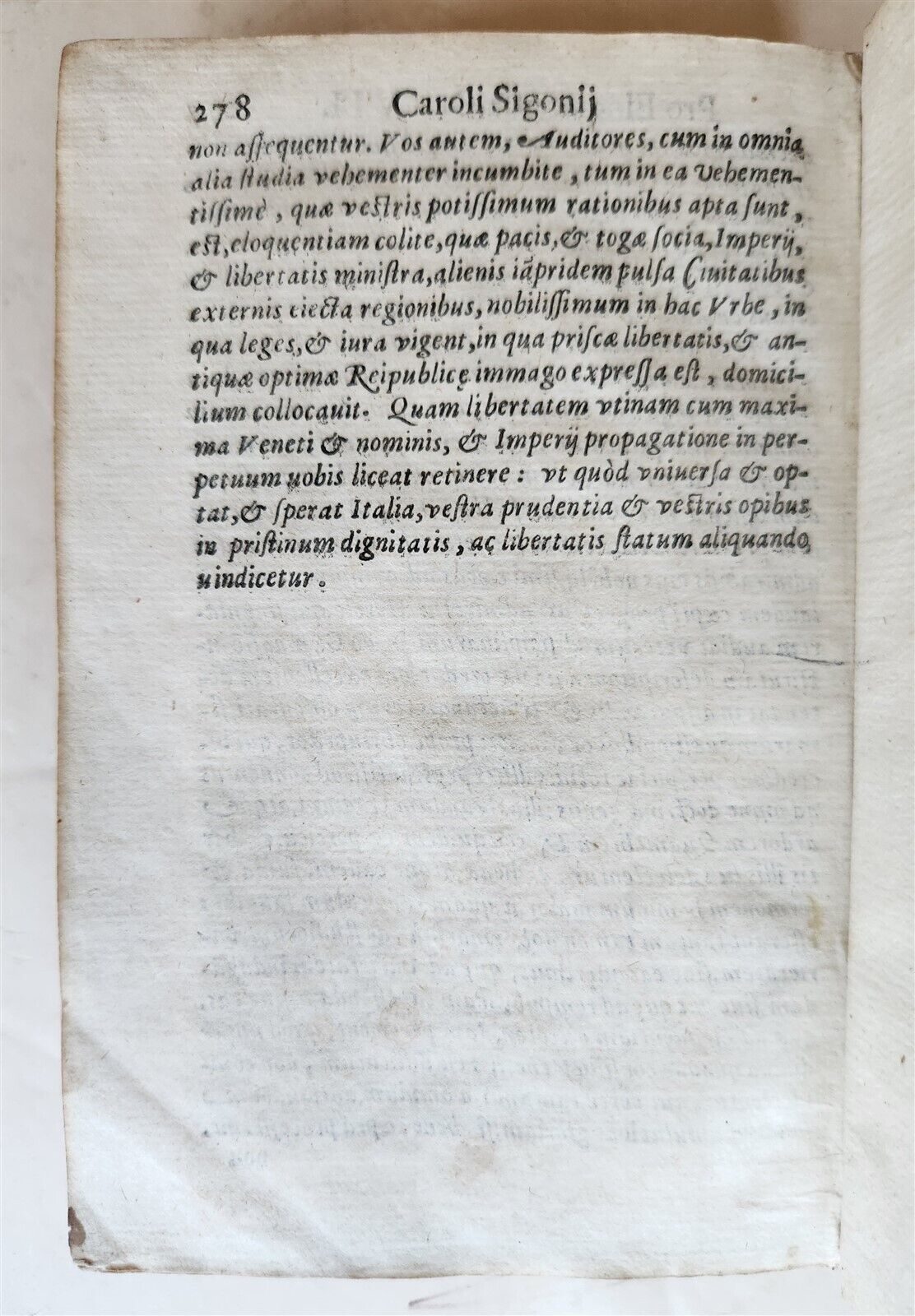 1618 SPEECHES LETTERS & POEMS by Marc-Antoine Muret antique VELLUM BINDING