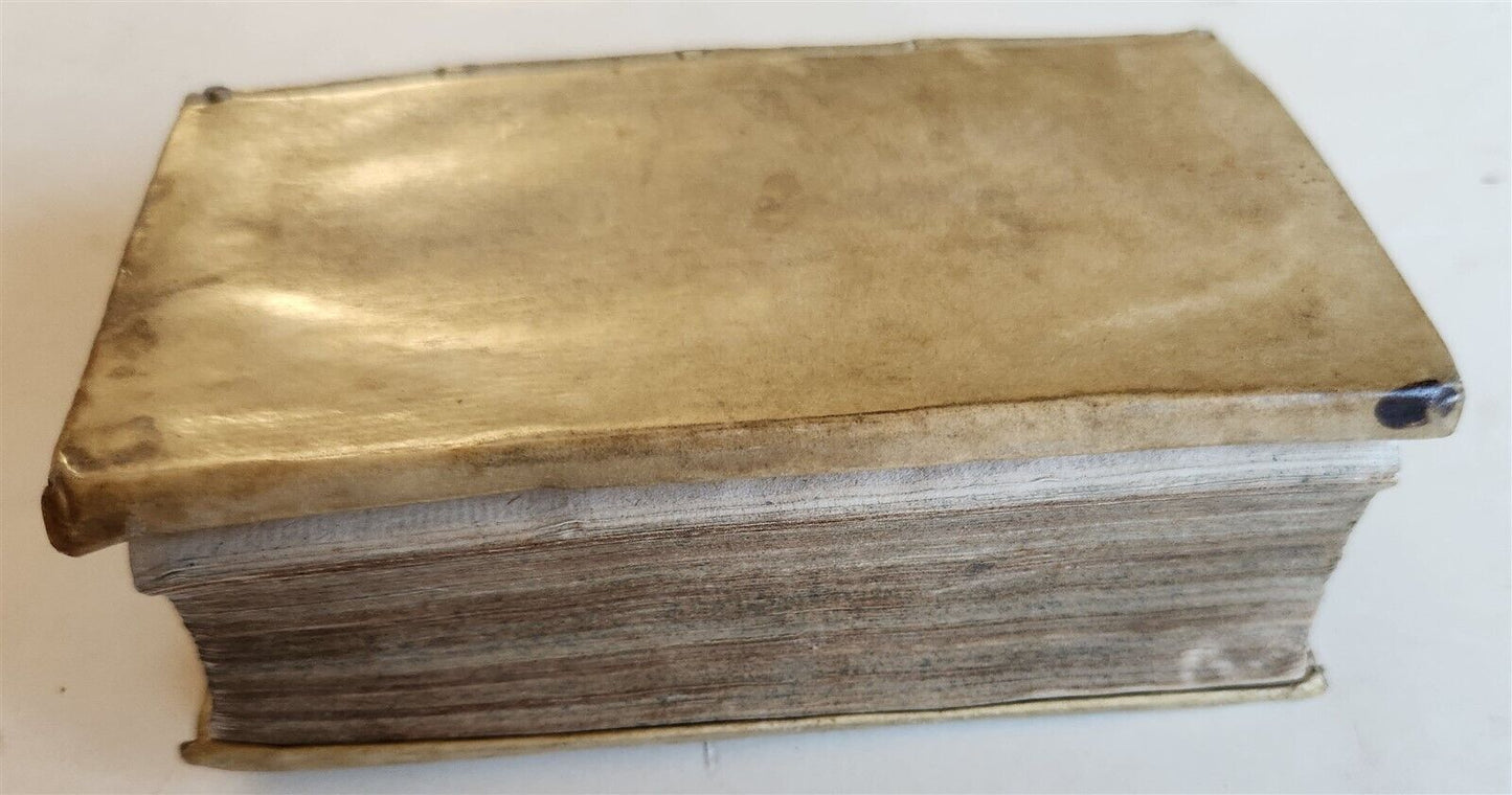 1653 BELLO BELGICO by FAMIAN STRADO antique VELLUM BOUND