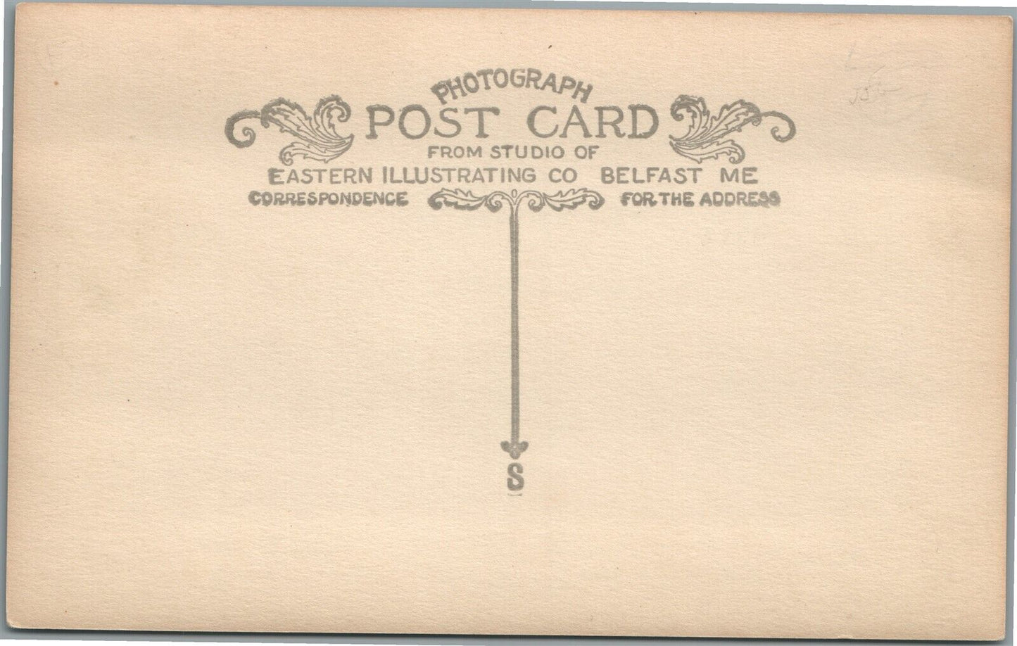 N. ANSON ME ELM STREET ANTIQUE REAL PHOTO POSTCARD RPPC