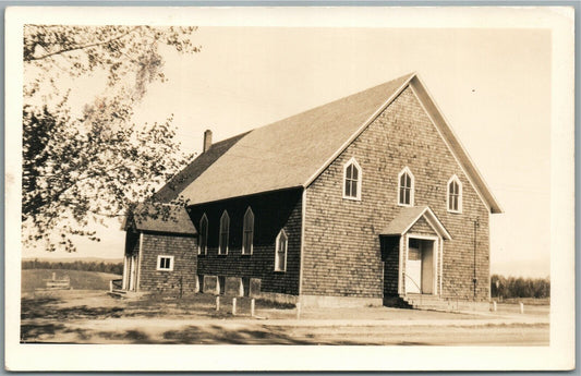 ARTHUR IL MENNONITE CHURCH VINTAGE REAL PHOTO POSTCARD RPPC
