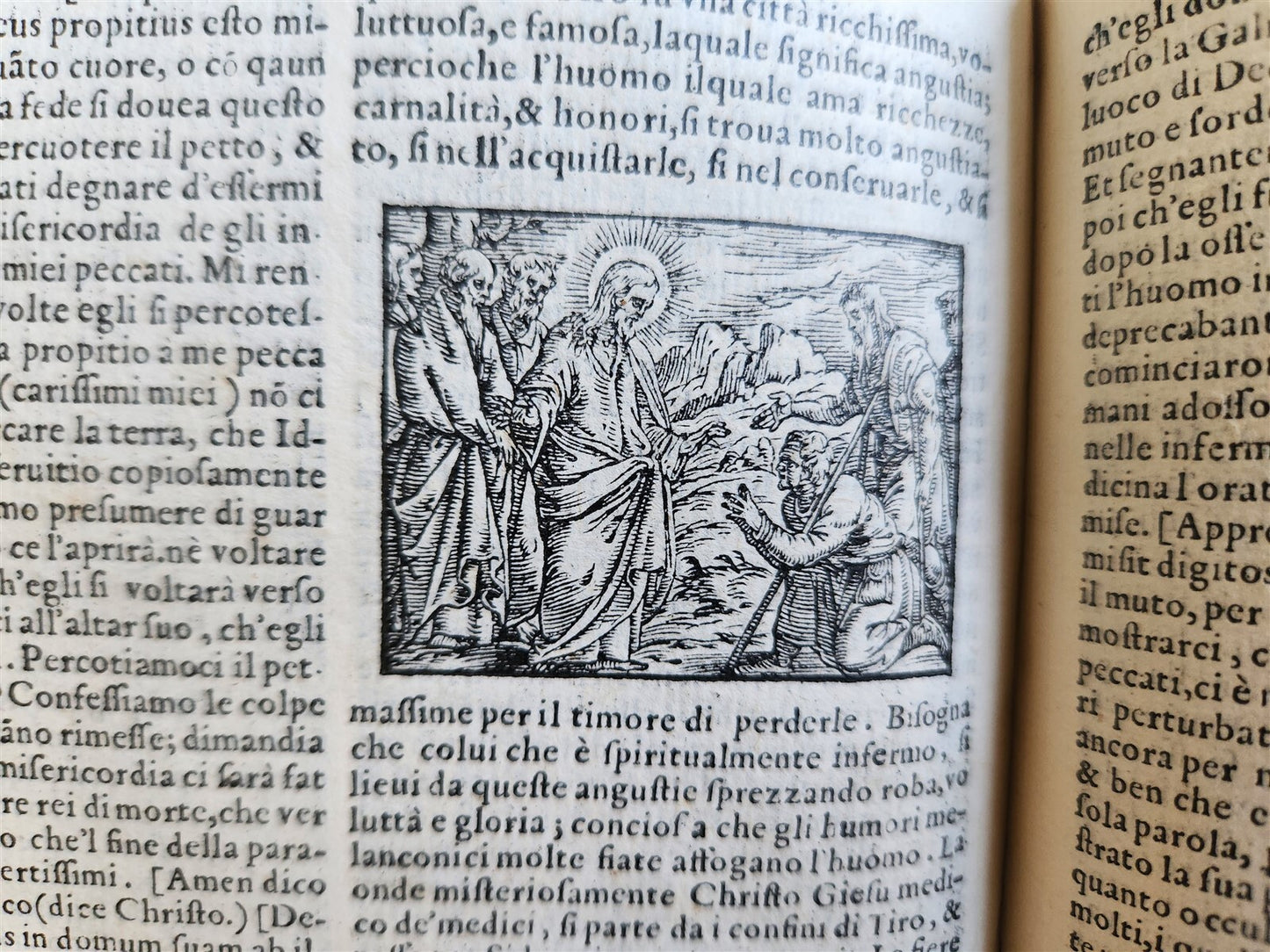 1578 ILLUSTRATED DELLE HOMELIE by Pittorio da Ferrara antique VELLUM BINDING