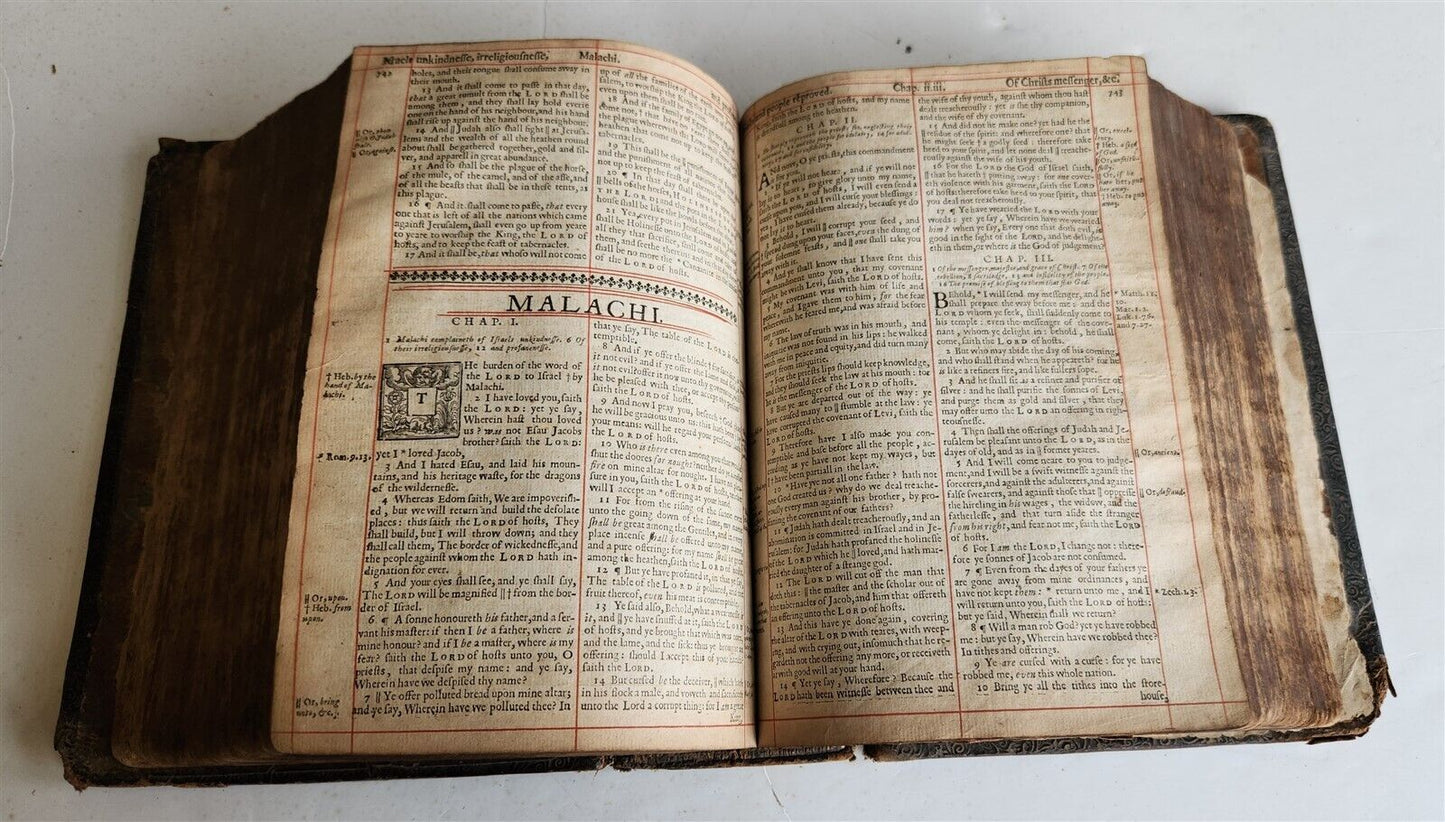 1635 BIBLE in ENGLISH antique