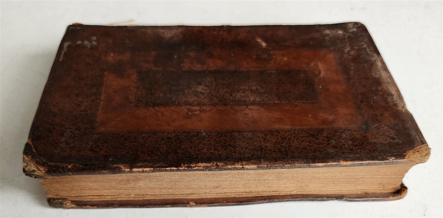 1712 THE SATIRES & EPISTLES of HORACE antique by DUNSTER in ENGLISH