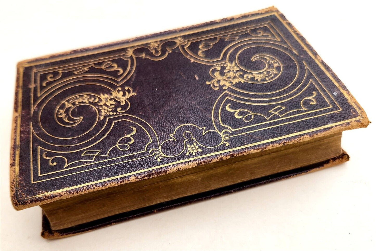 1849 HYMNS for METHODIST CHURCH antique AMERICANA decorative FEMALE PROVENANCE