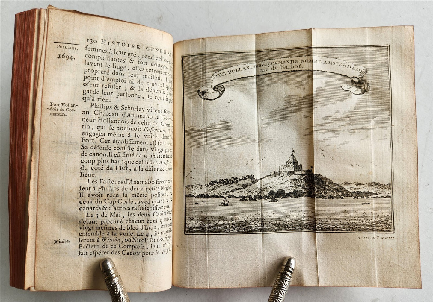 1749 HISTOIRE des VOYAGES antique vol.11 illustrated WEST AFRICA GUINEA