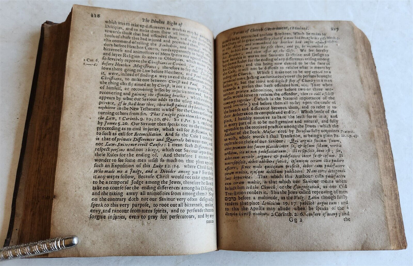 1662 WEAPON SALVE for CHURCH WOUNDS by Edward Stillingfleet antique in ENGLISH
