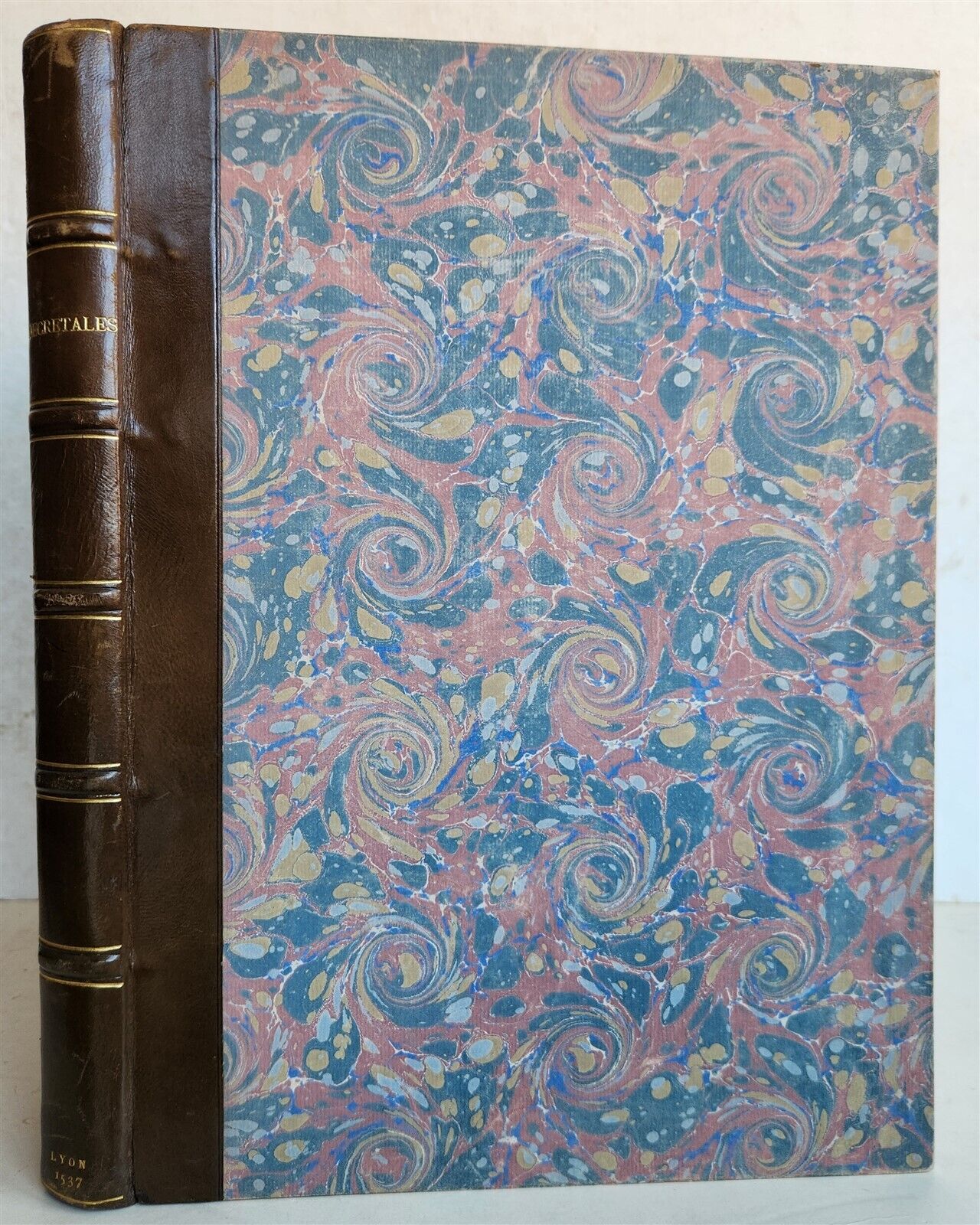 1537 POST-INCUNABULA CANON LAWS antique FOLIO 16th CENTURY