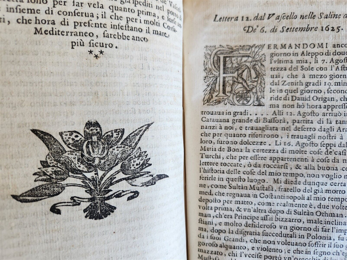 1663 De'Viaggi di Pietro Della Valle il Pellegrino ANTIQUE in ITALIAN SCARCE v.3