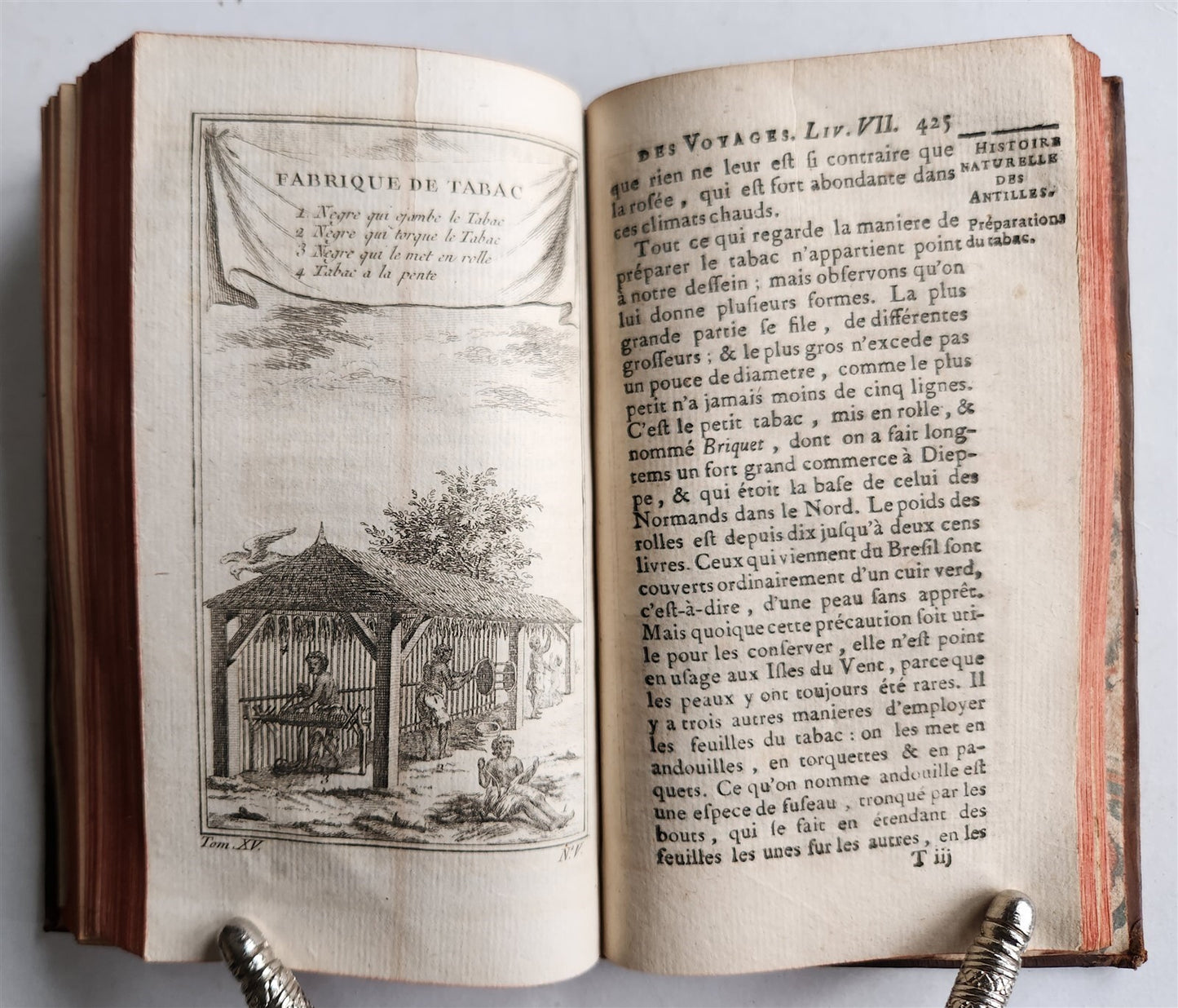 1759 HISTOIRE des VOYAGES antique Vol.60 CARRIBEAN JAMAICA BARBADOS illustrated