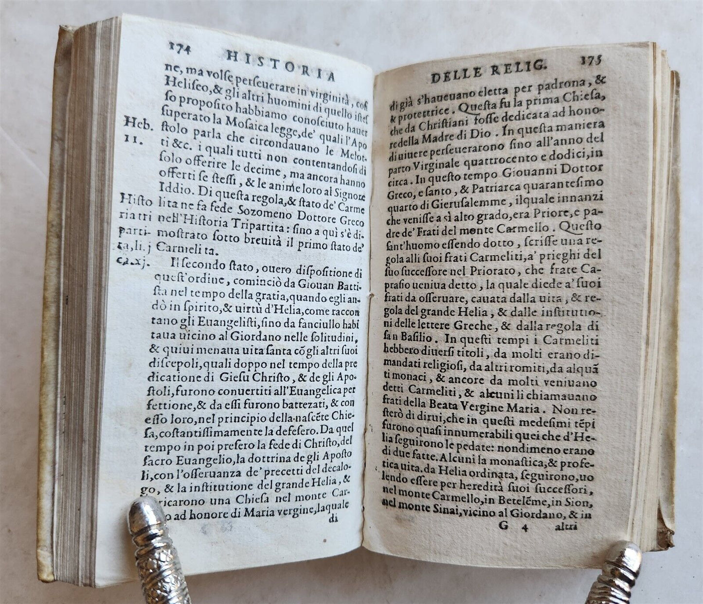 1586 HISTORY of RELIGIONS by PAOLO MORIGIA antique 16TH century
