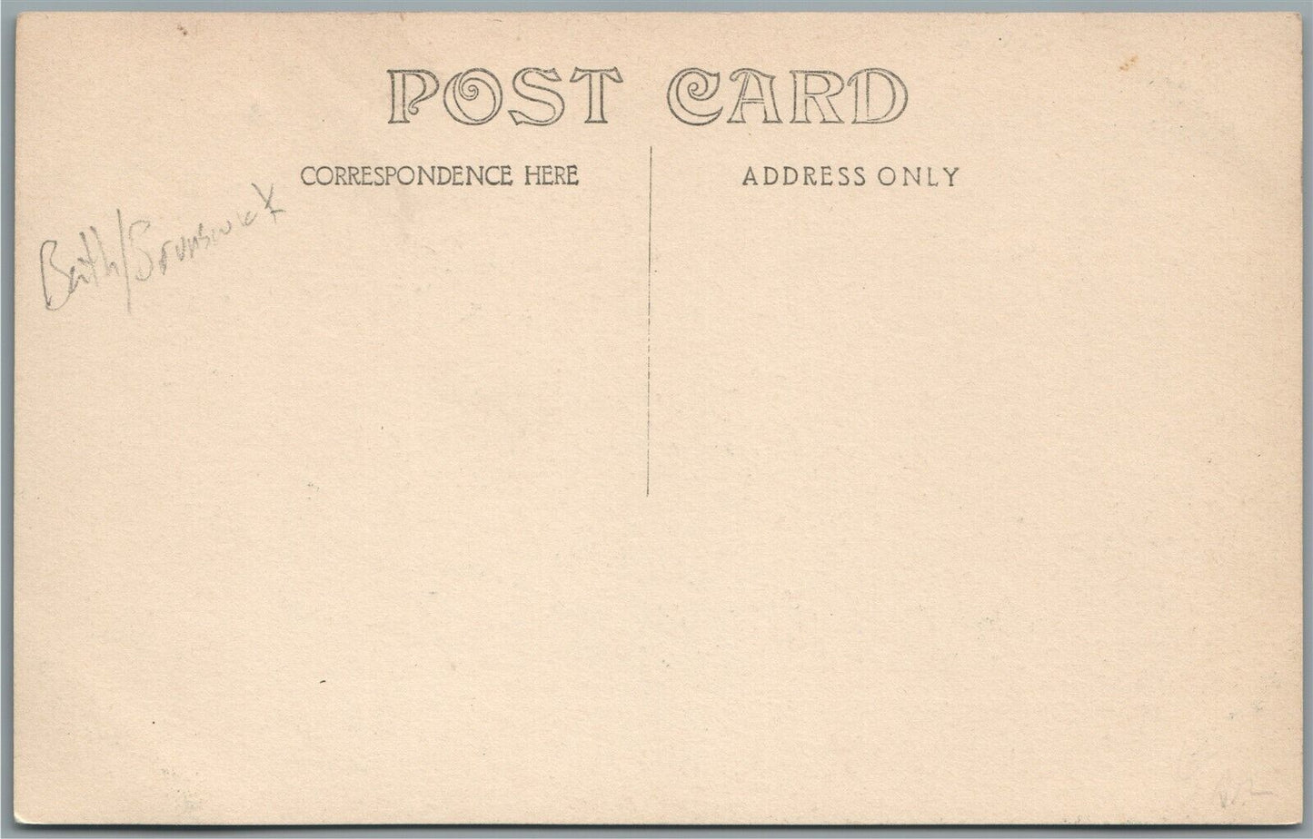 BRUNSWICK ME NEW MEADOWS INN ANTIQUE REAL PHOTO POSTCARD RPPC