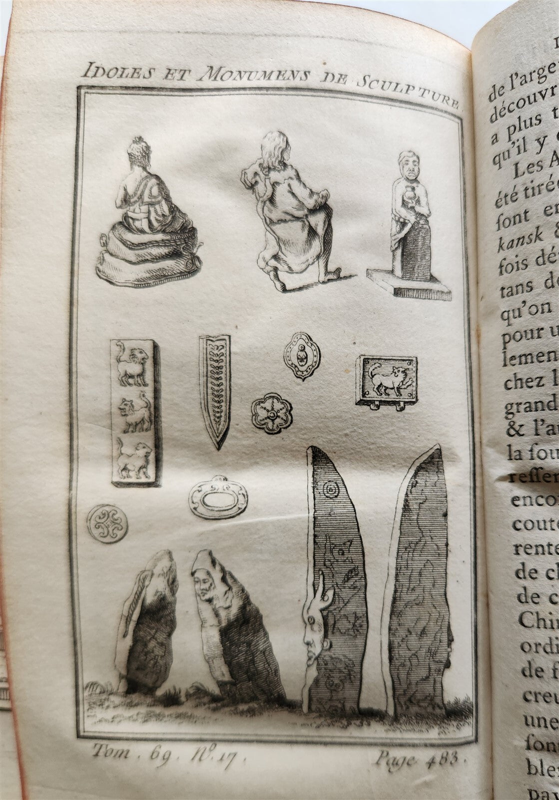 1768 HISTOIRE des VOYAGES VOL.69 antique illustrated ICELAND & SIBERIA RUSSIA