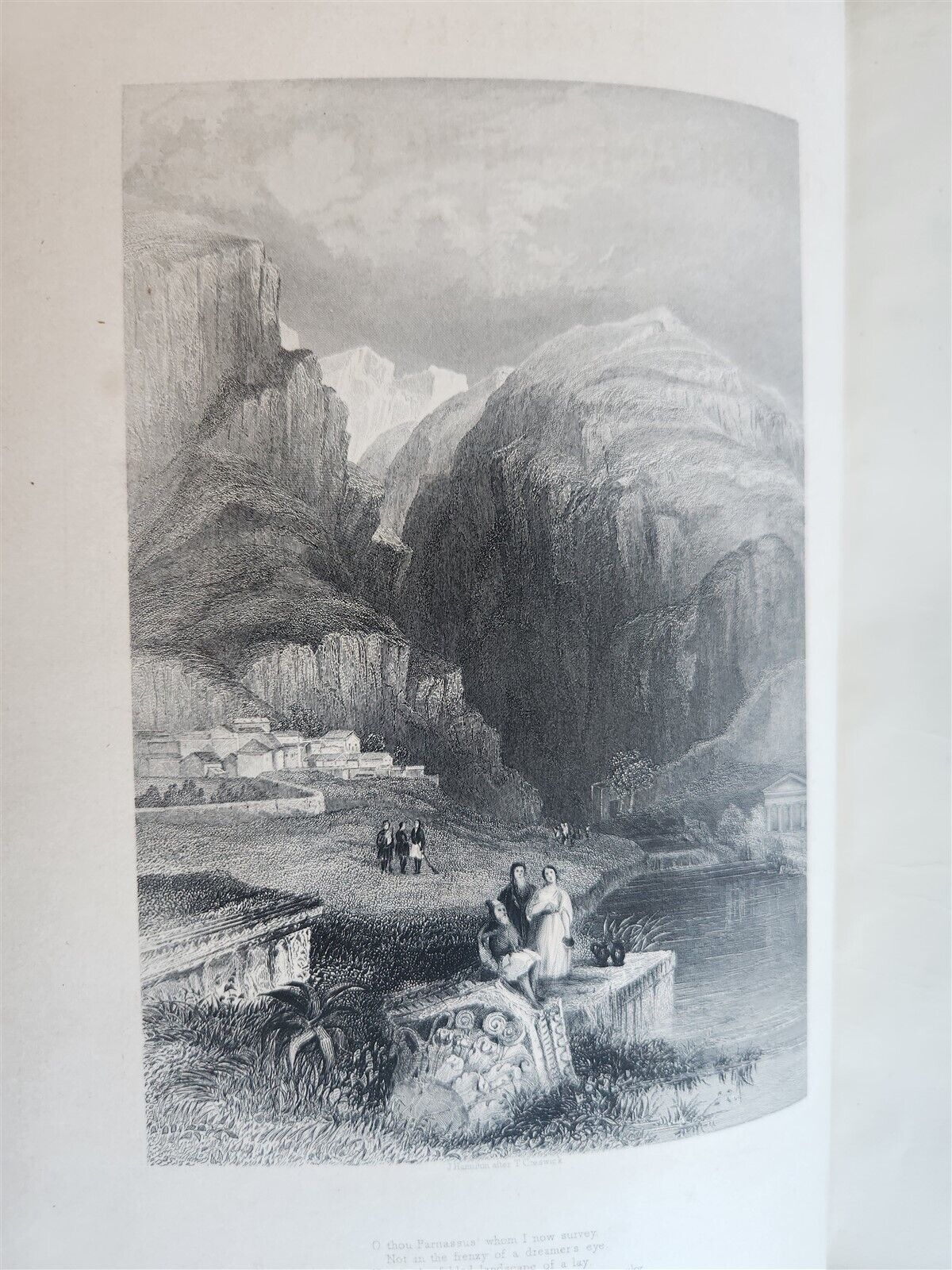 1859 ILLUSTRATED A GALLERY OF FAMOUS ENGLISH AND AMERICAN POETS antique