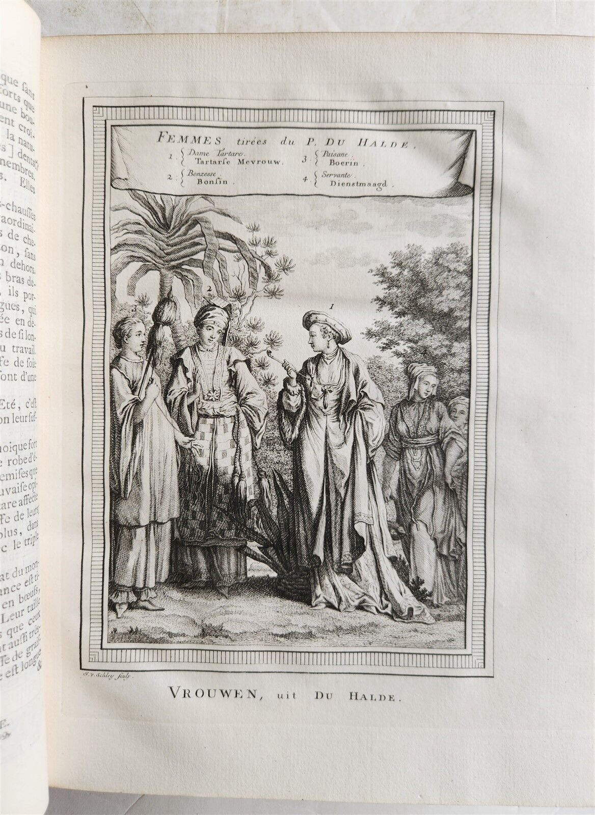 1749 TRAVELS TO CENTRAL ASIA & CHINA antique Histoire generale des voyages vol.9