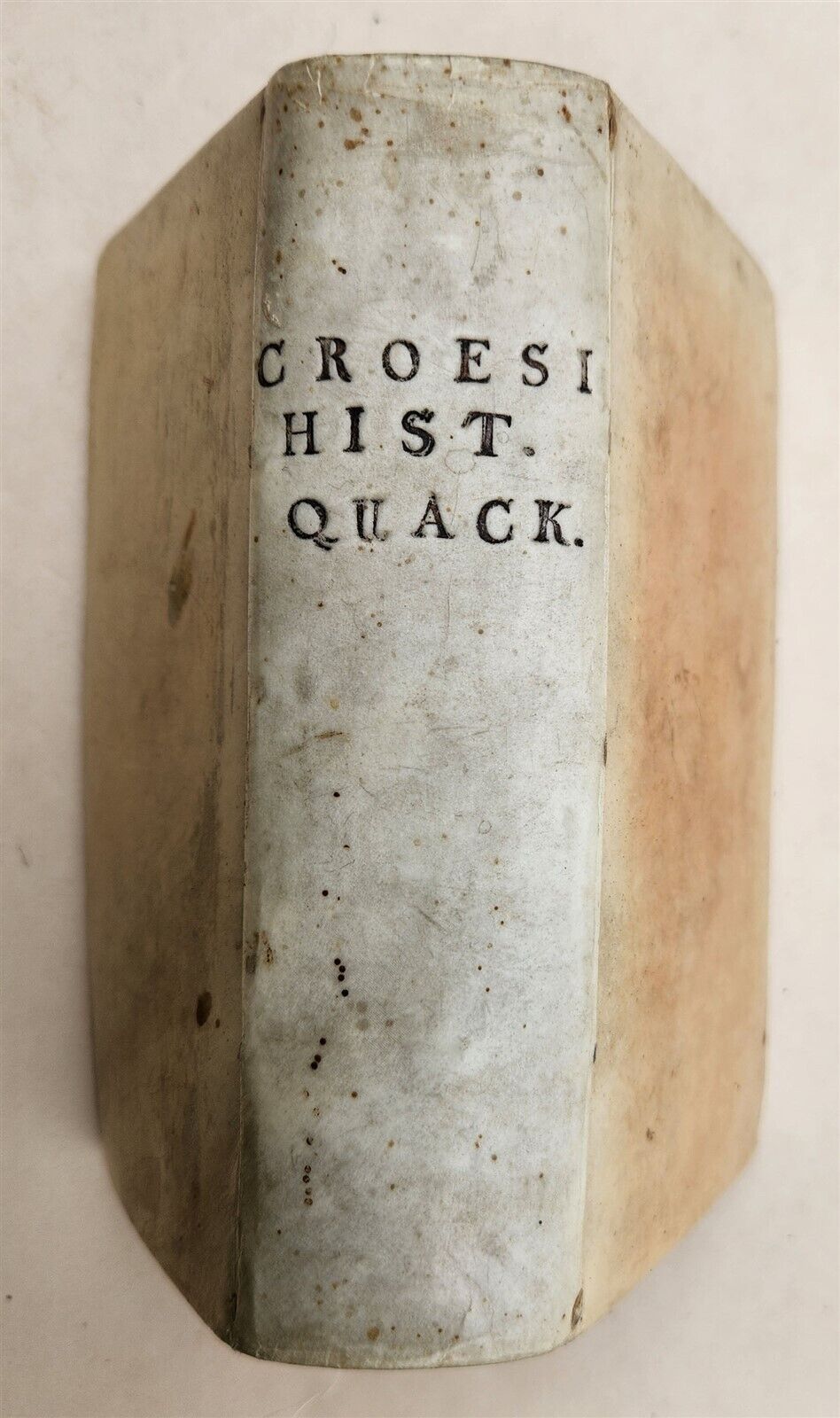 1695 HISTORIA QUAKERIANA antique VELLUM BOUND Quakers