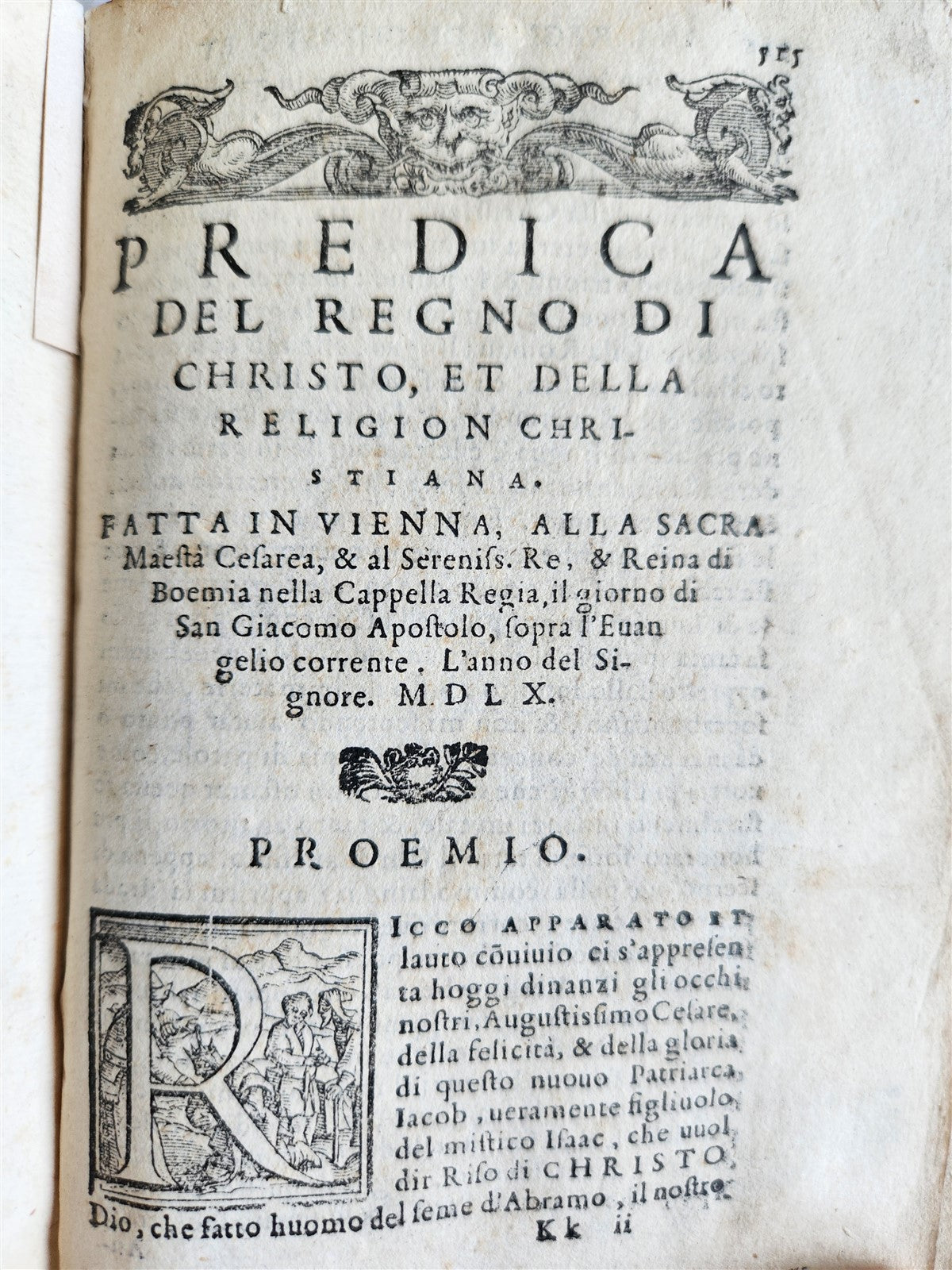 1581 SERMONS by MUSSO COPRNELIO antique 16th CENTURY vellum ILLUSTRATED scarce