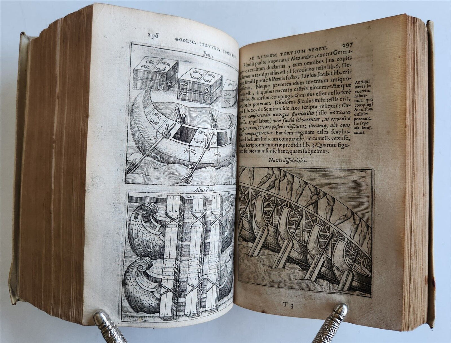 1670 MILITARY HISTORY ILLUSTRATED antique VELLUM BOUND