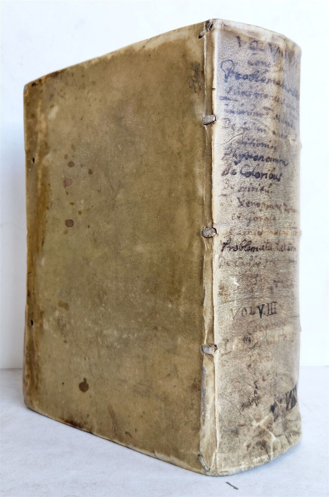 1574 antique ILLUSTRATED ARISTOTLE METAPHYSICORUM COMMENTARY by IBN RUSHD VELLUM