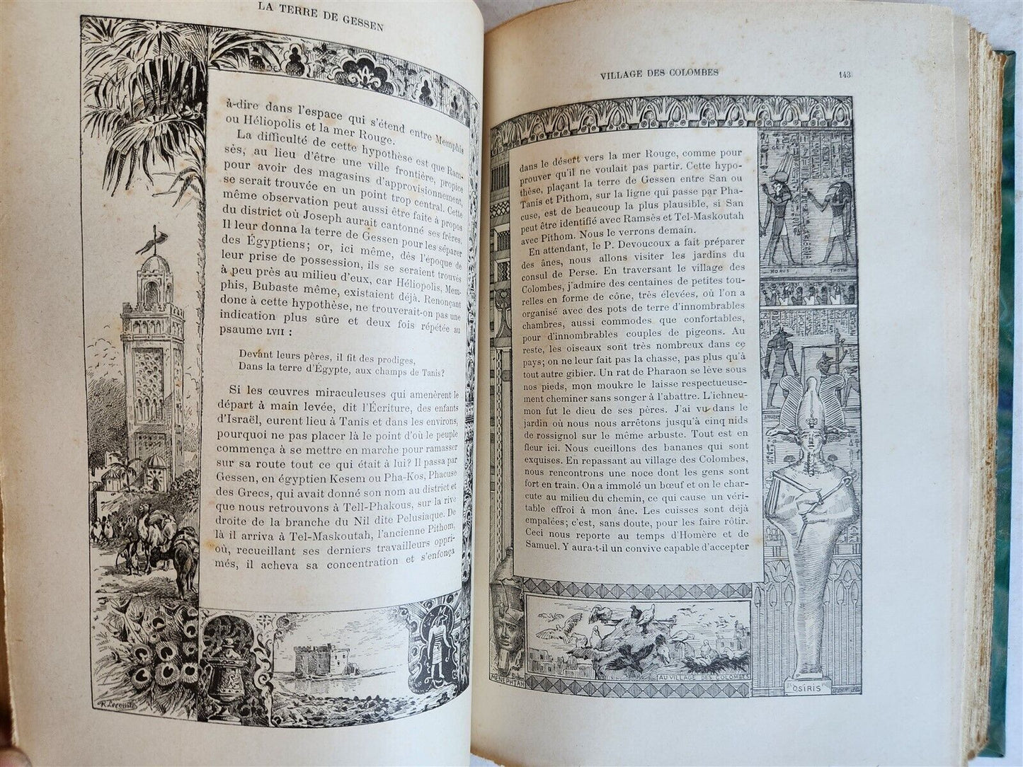 1889 NOTRE VOYAGE AUX PAYS BIBLIQUES 2v antique ASIA MINOR SYRIA EGYPT PALESTINE