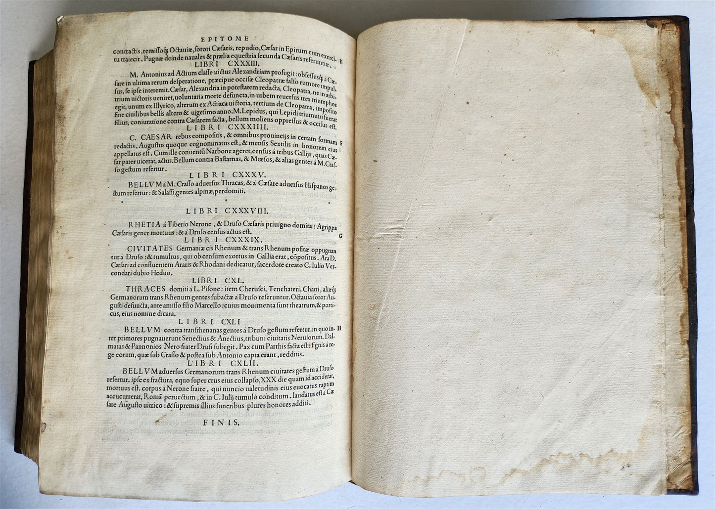 1555 ALDINE PRESS ROMAN HISTORY by TITUS LIVIUS ANTIQUE 16th CENTURY FOLIO Aldus