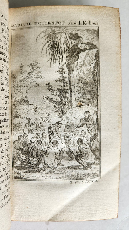 1749 HISTOIRE des VOYAGES antique vol. 18 CHINA & AFRICA illustrated MOZAMBIQUE